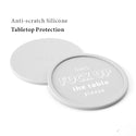 4.25 Inch Bar Drink Coasters With Holder Set of 8 Grey Funny