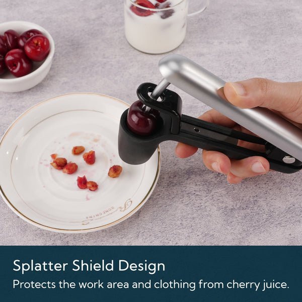 KITCHENDAO Cherry Pitter and Salad Dressing Shaker