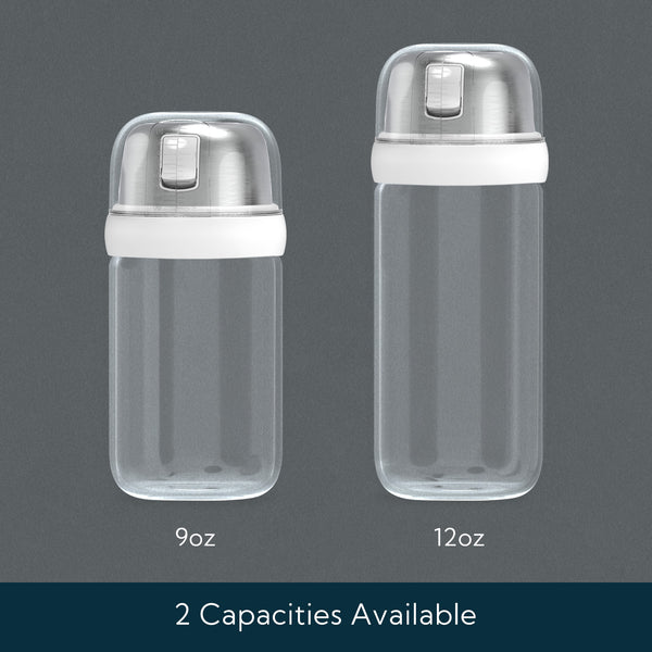 BNYD Glass Sugar Shaker Dispenser - 5.5 Inch Flip-Top Pourer For Sugar, Spices, Or Powdered Creamer