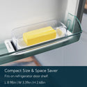 KITCHENDAO Airtight Butter Dish with Lid for Countertop and Refrigerator Door Shelf, Easy Scoop-Dishwasher Safe, Plastic Butter Holder Tray Container for West/East Coast Butter