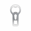 4 in 1 Keychain Bottle Opener Classic Beer Opener Gift For Father Husband Boyfriend Silver
