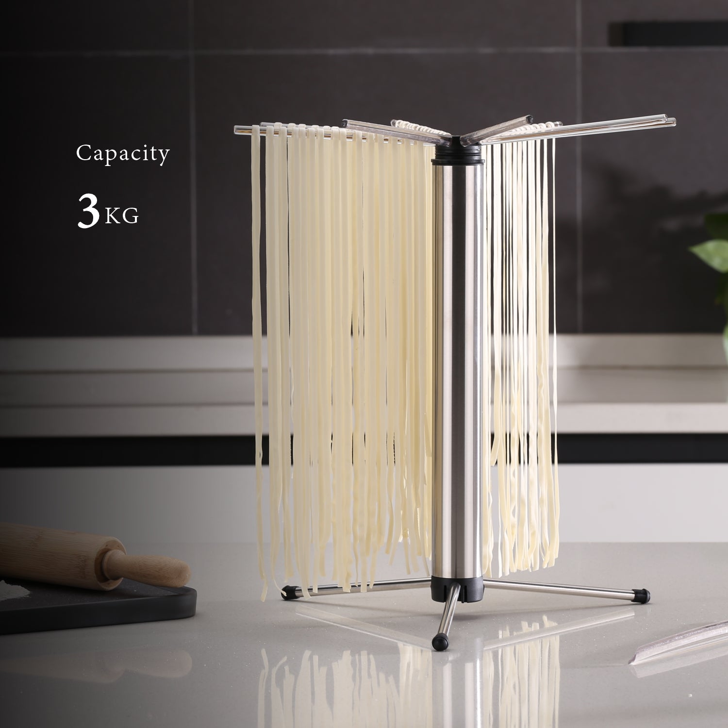Stackable Drying Rack For Pasta Collapsible Pasta Drying Rack For Easy Storage Pasta Rack | kitchendao