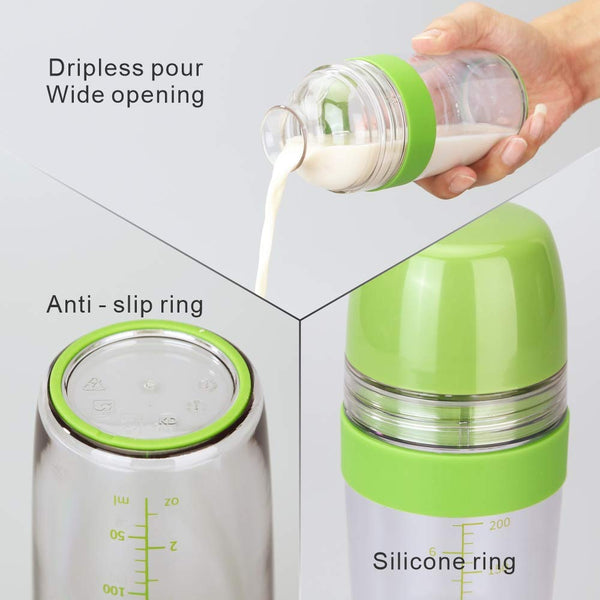 2 in 1 Salad Dressing Shaker With Citrus Juicer Salad Tool 250ml Green