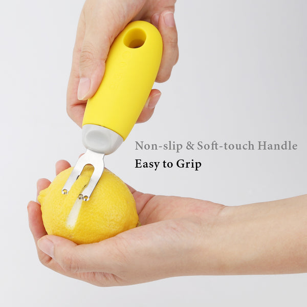 Firm Grip Lemon Peeler Zester - Function Junction